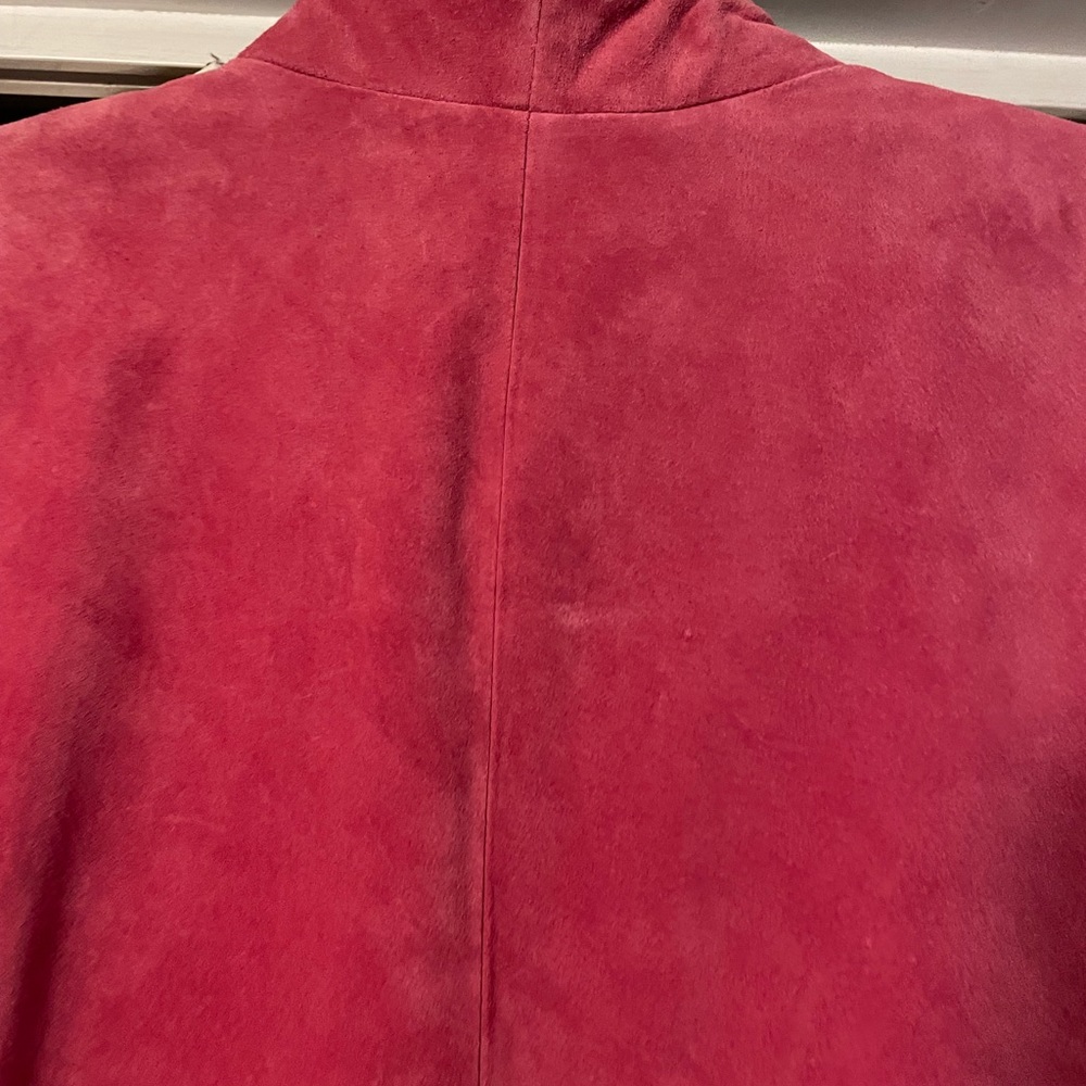 Ruby Ch Raspberry Suede Jacket - image 6